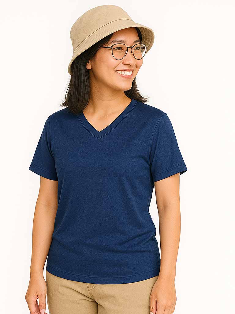 1051 台灣高爾布V領排汗T