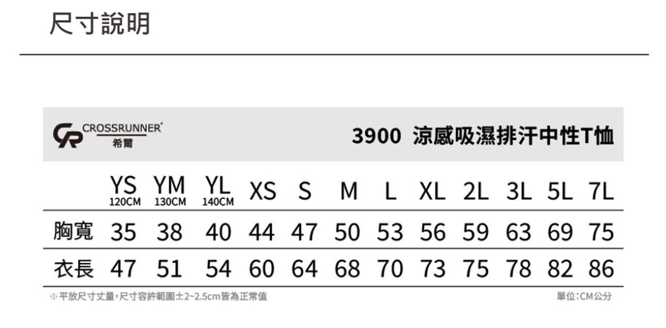 抗UV涼感輕盈排汗T、系服、班服、團體服背面、兩袖與領口圖樣