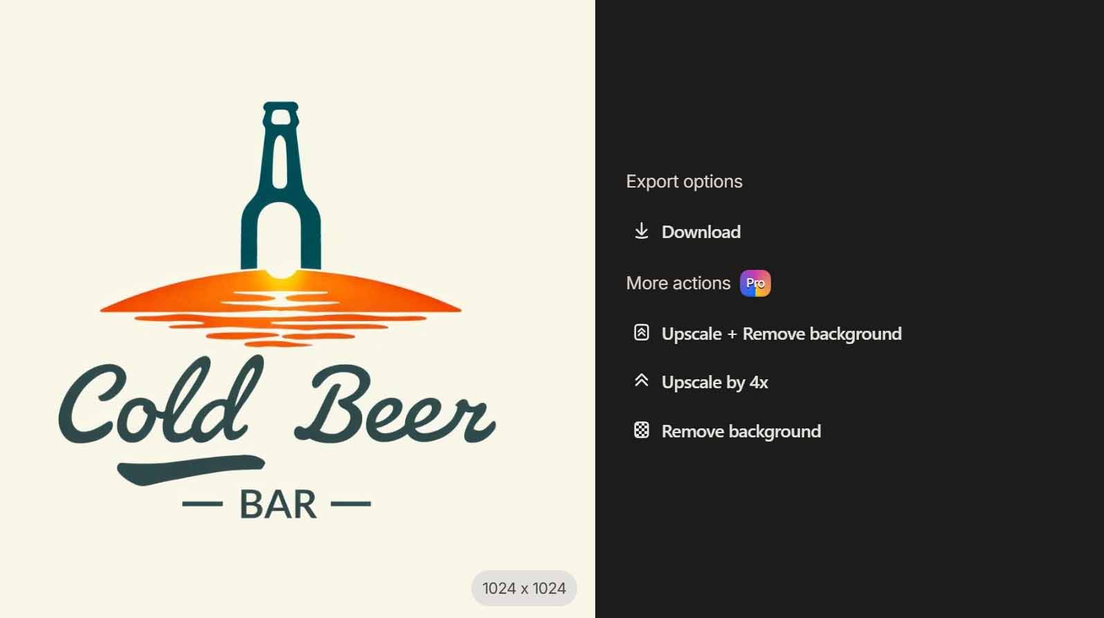 Playground AI製作LOGO圖片 step 4