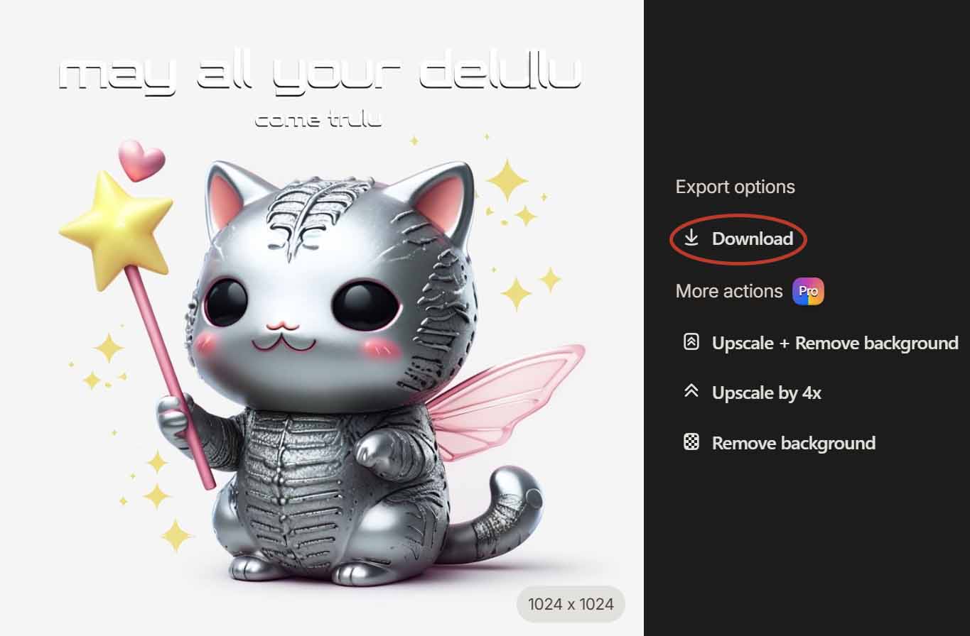 Playground AI下載圖片