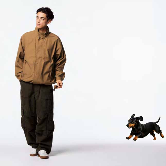 3732501 C/N 可收納帽機能風衣夾克 (單層)