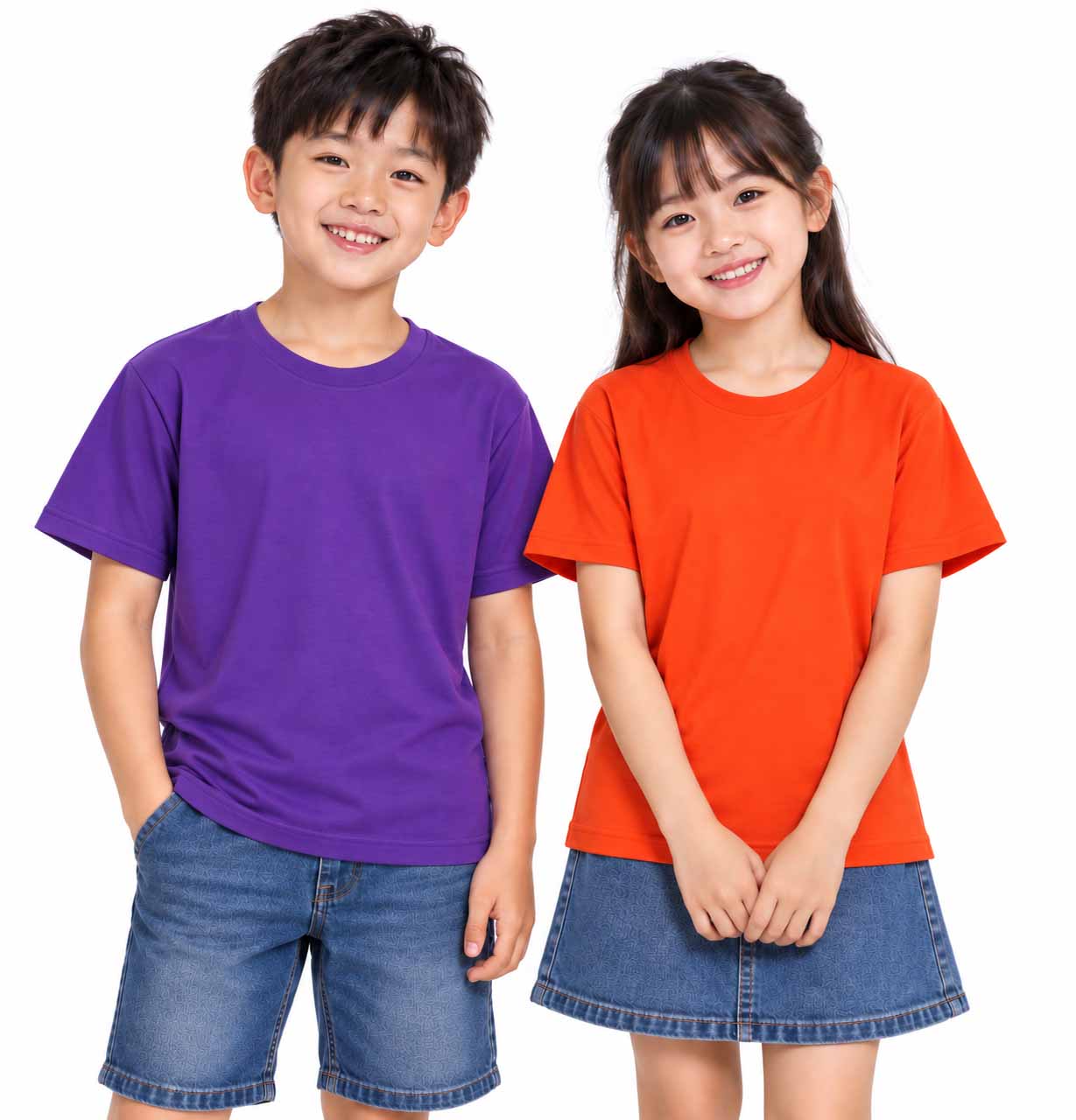 幼兒純棉圓領班服T恤